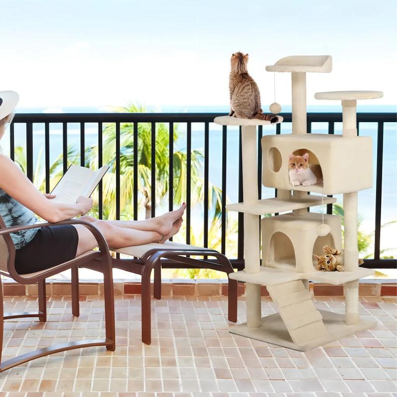 Rascador Poste Gimnasio Torre Pekin Para Gatos Mascotas