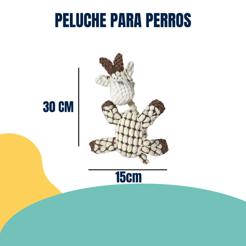 Juguete Peluche Para Perros Pato Con Chifle Petlisis Mascota