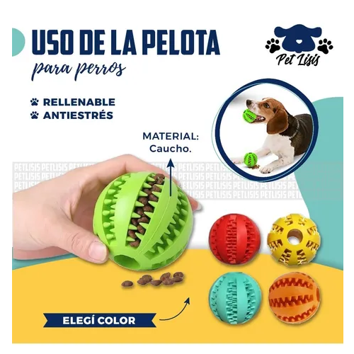 Juguete Pelota Beisbol S Perros Mascotas Cachorros BP