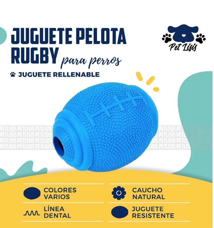 Juguete Pelota Rugby Trixie Snacks Perros Cachorros