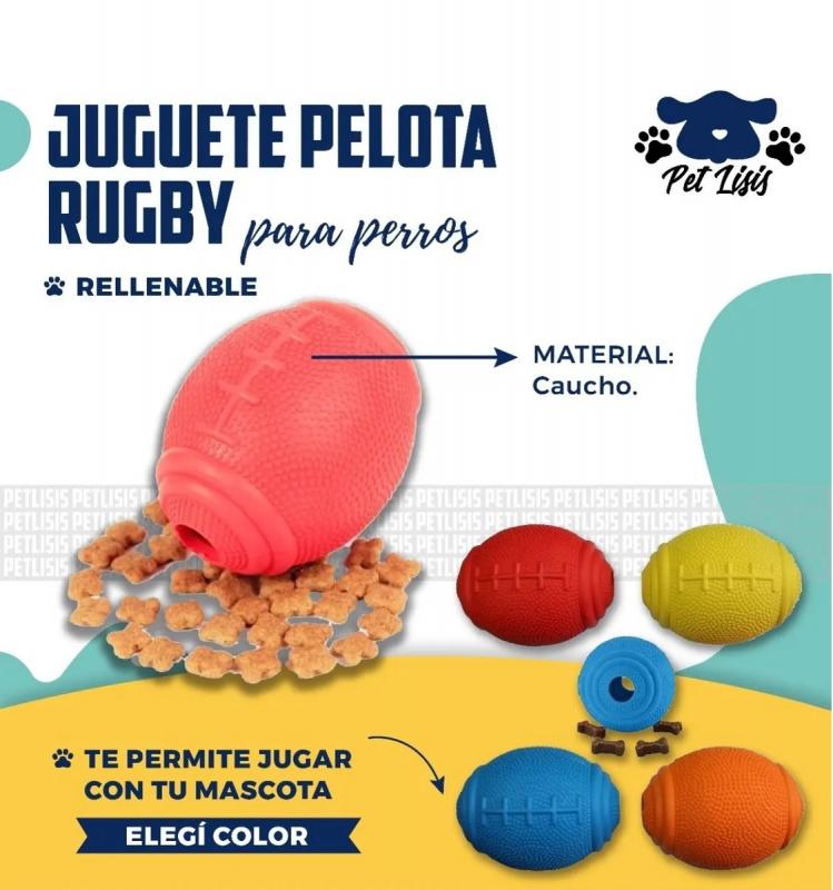 Juguete Pelota Rugby Trixie Snacks Perros Cachorros