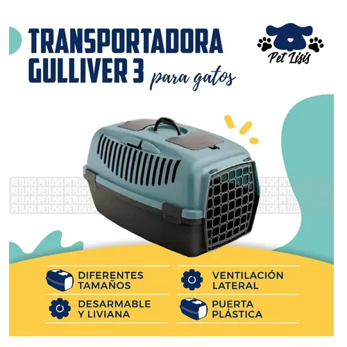 Transportadora Gulliver3 Canil Perros Gatos Mascotas