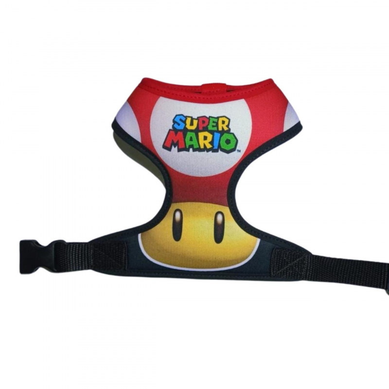 Arnés Pretal Ajustable Para Perros Super Mario Bros