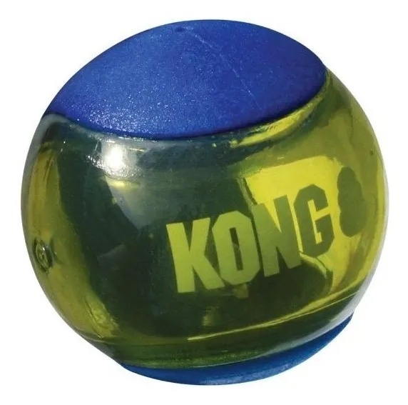 Juguete Pelotas Squezz Action Medium Azul Y Verde X3u Kong