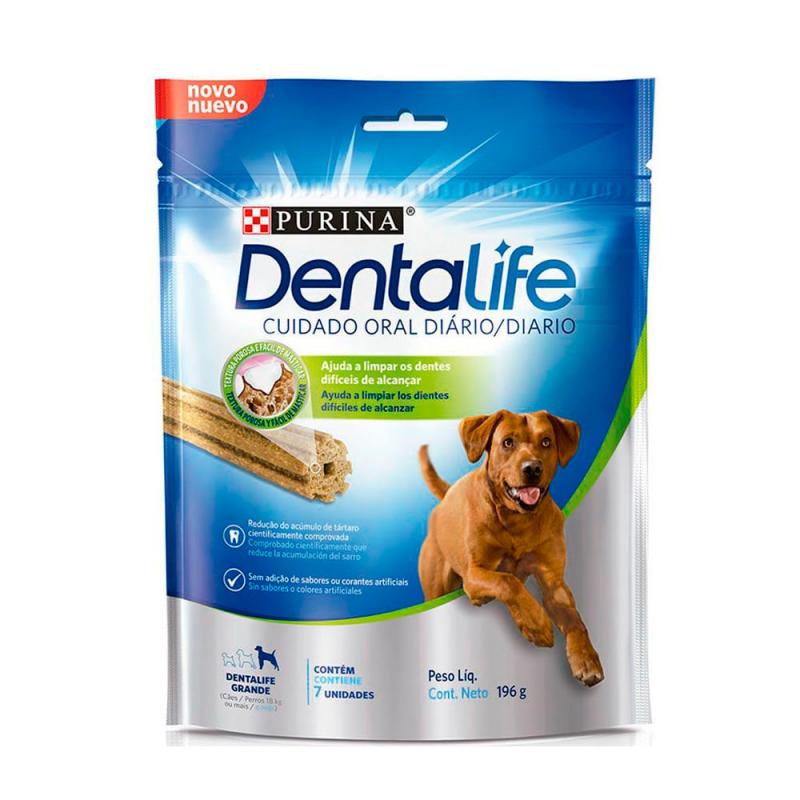 Snack para perros Dentalife Sticks Cuidado Oral Diario Raza Grande 196g