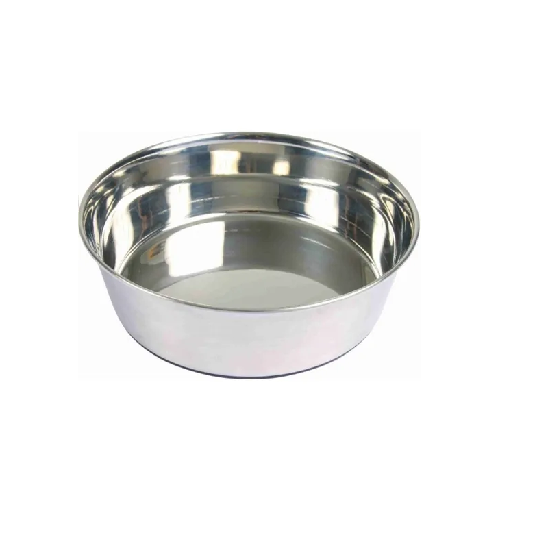 Comedero Acero Base De Caucho 0.5l Perros Cachorros Mascotas