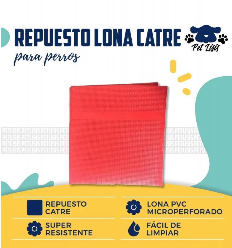 Repuesto Lona Mediano Catre Mascotas Perros Cachorros