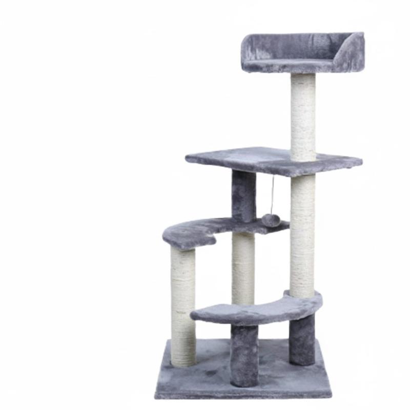 Rascador Torre Wuhan Premium Felpa Gatos Petlsis