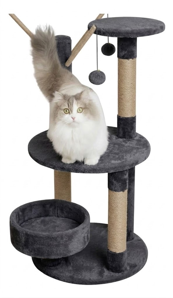 Rascador Torre Poste Gimnasio Nankin Para Gatos Mascotas