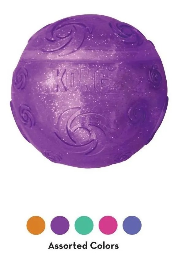 Juguete Pelota Kong Squeezz Crackle Assorted Large Perros
