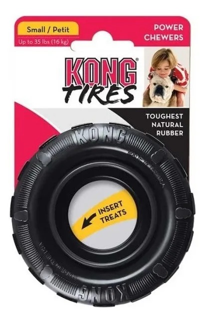 Juguete Mordillo Tires Rueda Rellenable Small Kong Perros
