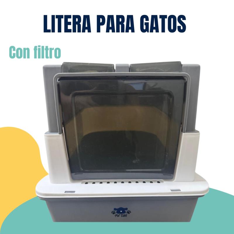 Litera Bandeja Cerrada Elisa Arenero Sanitario Gato Petlisis