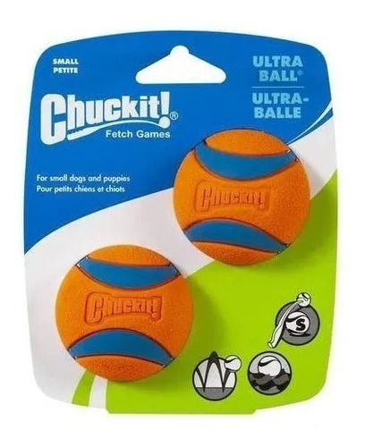 Juguete Pelota Ultra Ball Small X2u Chuckit Perros Mascotas