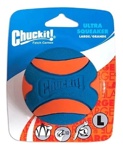 Juguete Pelota Ultra Squeaker Ball Large Chuckit Perros