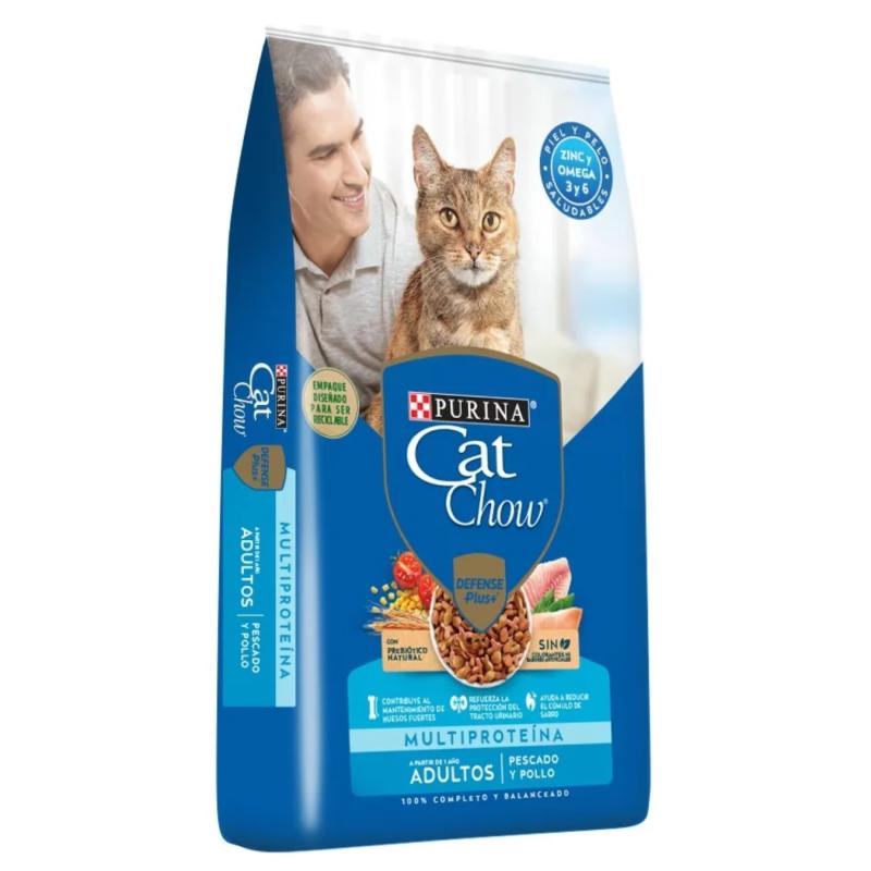 Alimento para Gatos Cat Chow Pescado Pollo 1kg