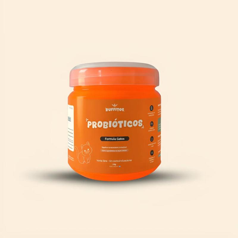 Probioticos Gatos Suplemento Digestivo Alergia Ruffitos 120g