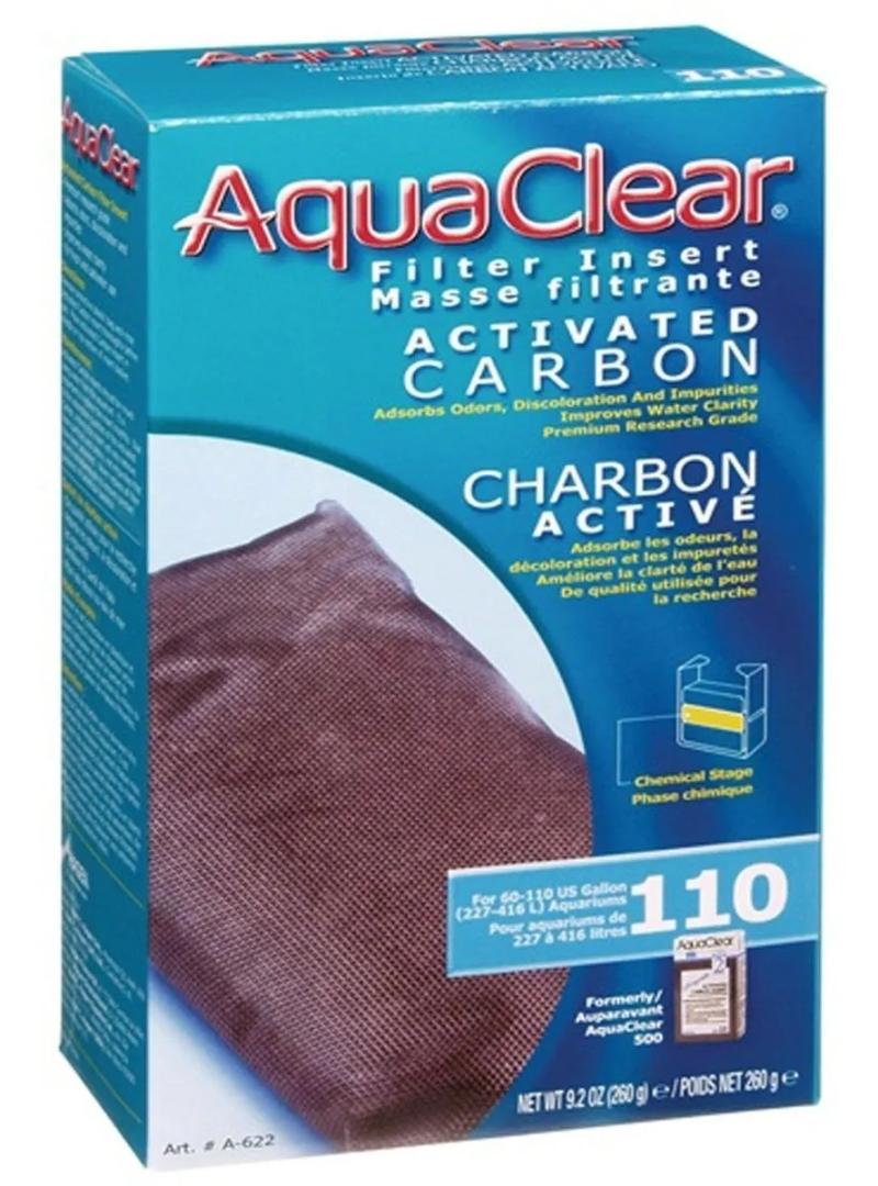 Repuesto Carbon Activo 260g Aquaclear 110 Material Filtrante