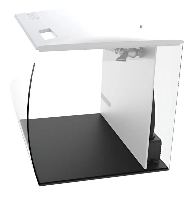 Acuario Pecera Fluval Flexpad 57l Frente Curvo Led Y Filtro