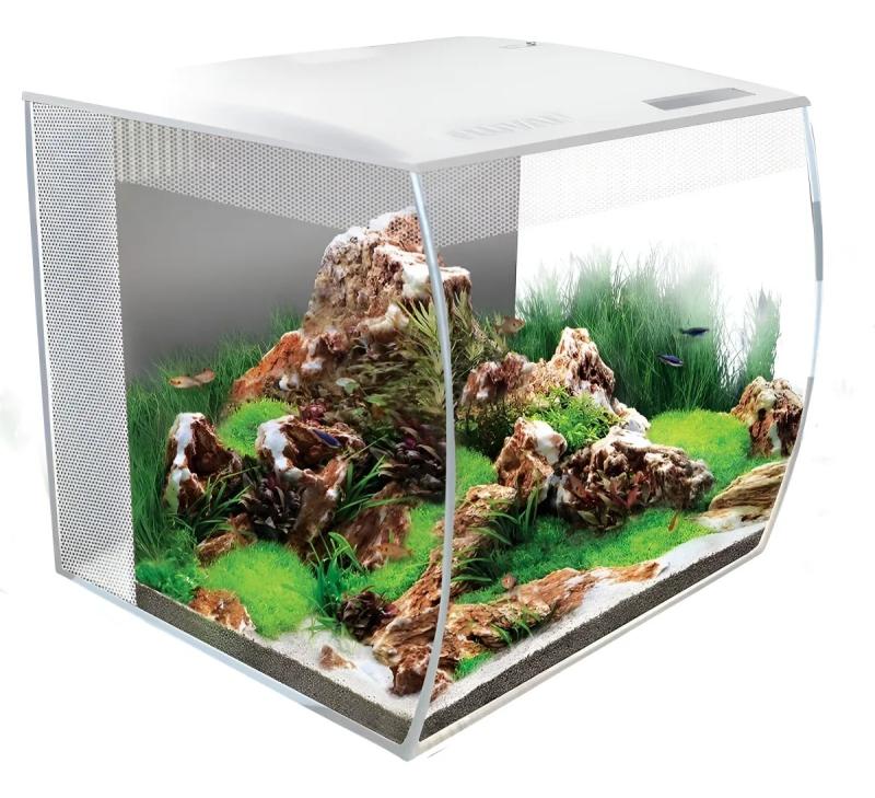 Acuario Pecera Fluval Flex 34l Frente Curvo Luz Led Filtro