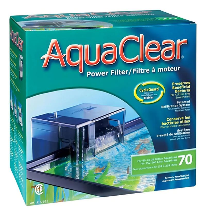 Filtro Cascada Exterior Acuario Pecera Aquaclear 70 265lt