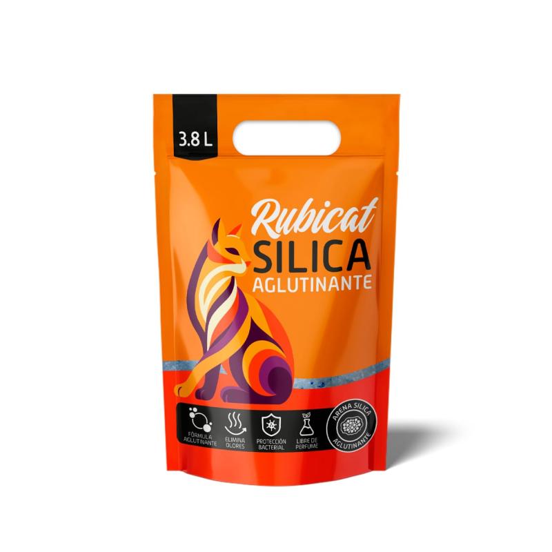 Piedra Rubicat Silica Aglomerante Neutro Para Gatos 3,8lt
