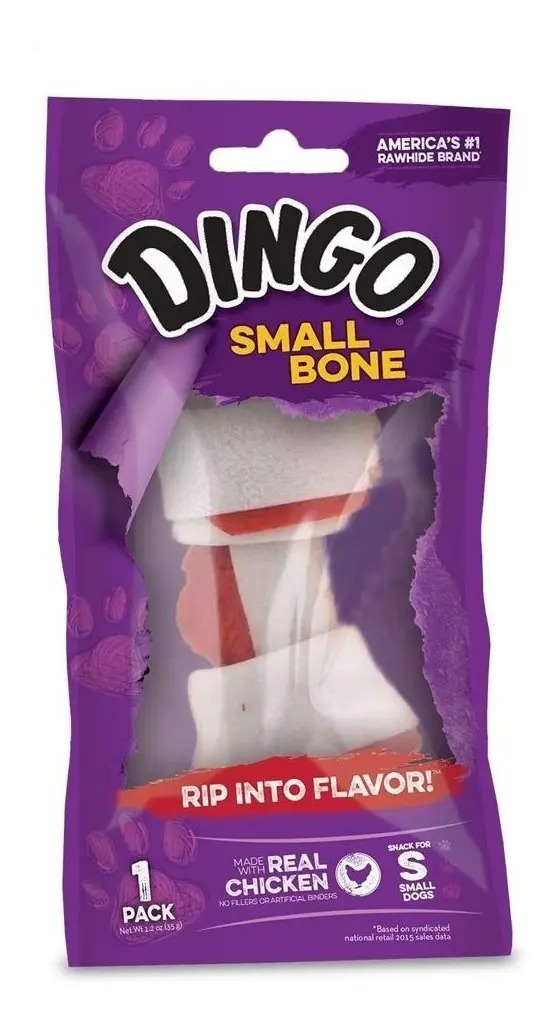Hueso Golosina Masticable Dingo Small 35gr Perros Mascotas