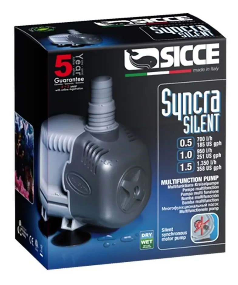 Bomba De Agua Syncra Silent 1.5 23w 1250lh Sumergible Pecera