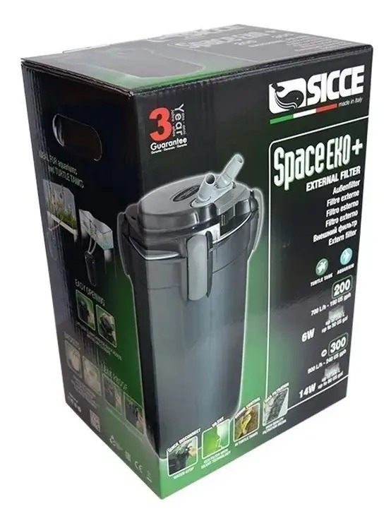 Filtro Externo Botellon Space Eko+ 200 6.6w Sicce Acuario