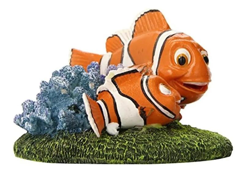 Accesorio Decorativo Piedra Nemo Y Marlin 4 Acuario Pecera