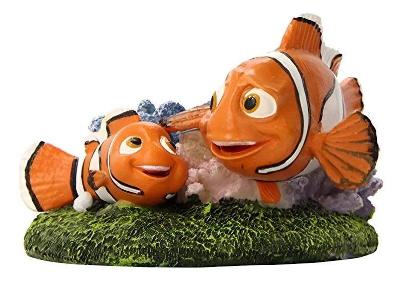 Accesorio Decorativo Piedra Nemo Y Marlin 4 Acuario Pecera