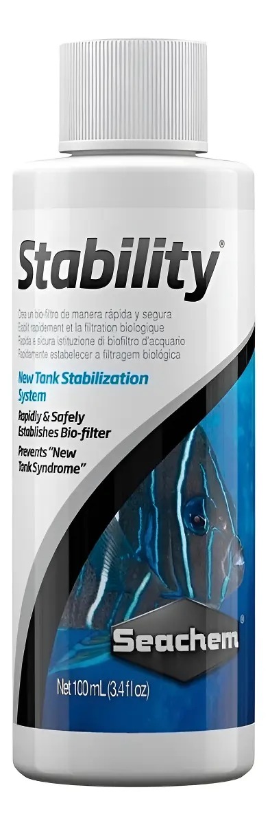 Acelerador Biologico Stability 100ml Seachem Acuario Pecera
