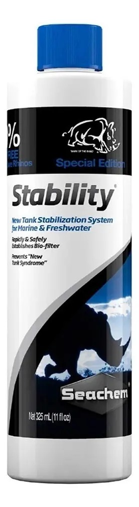Acelerador Biologico Stability Seachem 325ml Acuario Pecera