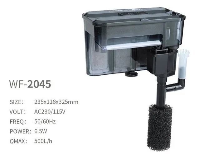 Filtro Cascada Externo Wf2045 500l/h 6.5w Boyu Acuario