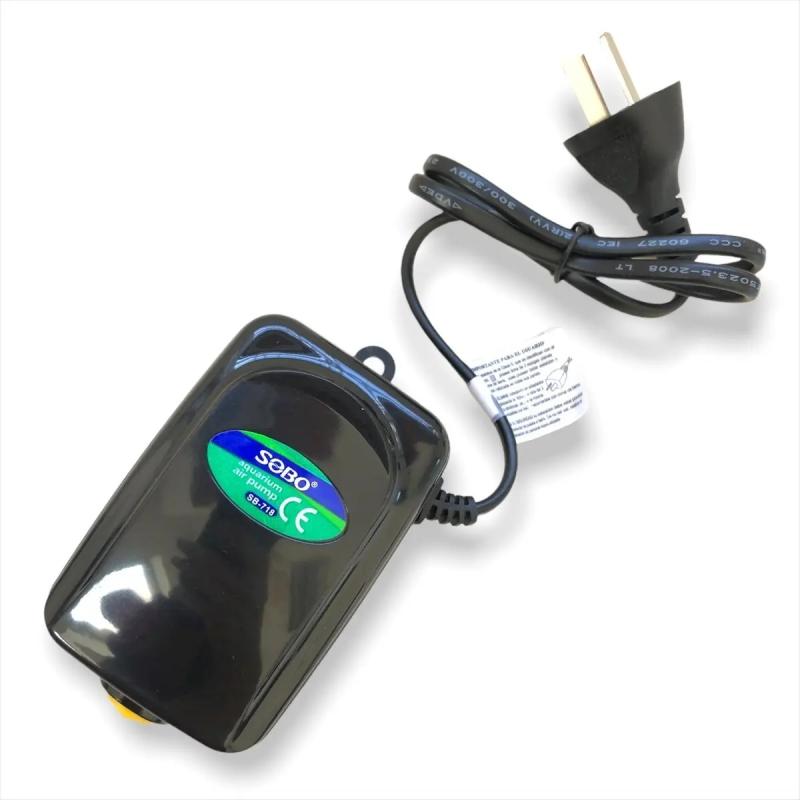 Aireador Silencioso Sb-718 180l/h 3w Sobo Acuario Pecera