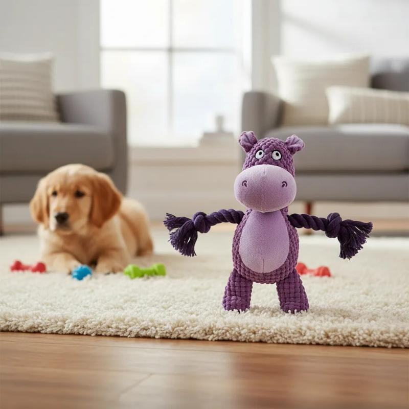 Juguete Peluche Animales Cuerda Con Sonido Chifle Y Crunch