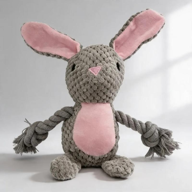 Juguete Peluche Animales Cuerda Con Sonido Chifle Y Crunch