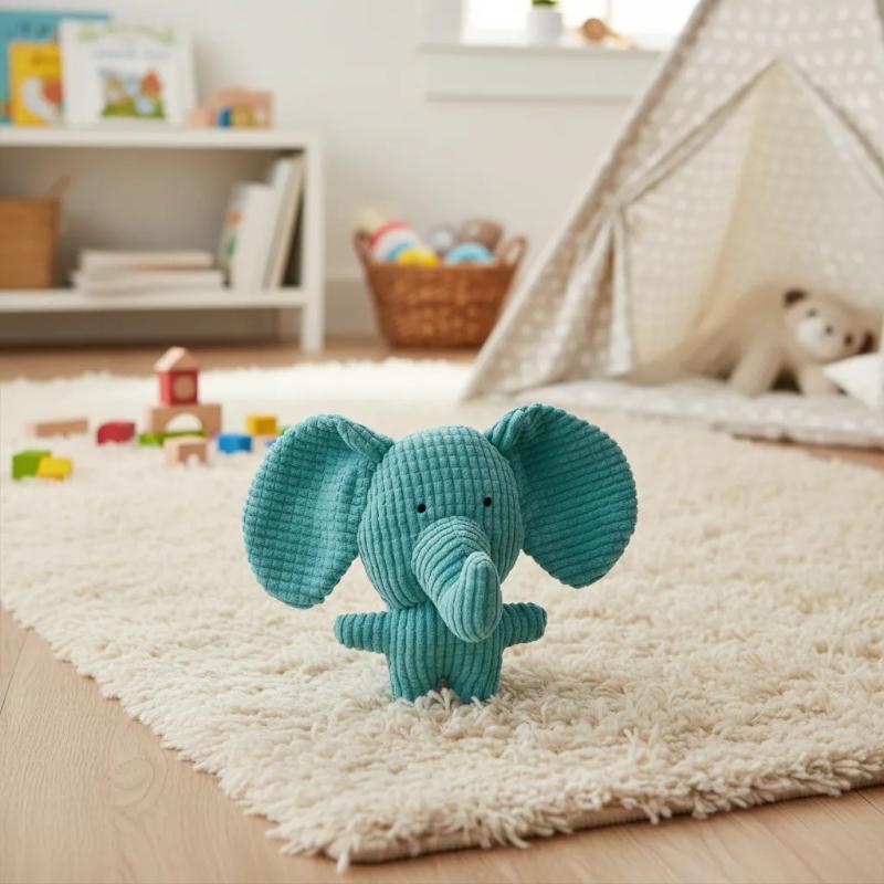 Juguete Peluche Elefante Orejon C/chifle Petlisis Para Perro