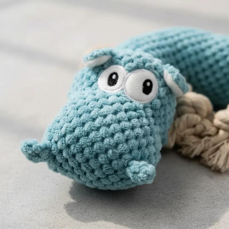 Juguete Peluche Dragon Cuerda C/ Chifle Y Crunch Petlisis