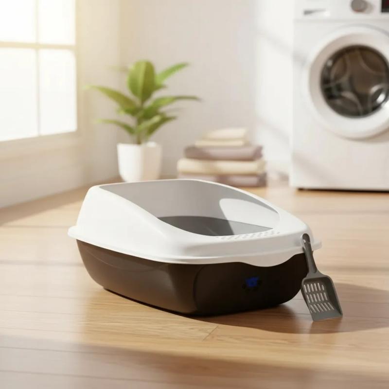 Litera Arenero Olivia Abierta 50x35x25cm Petlisis Para Gatos