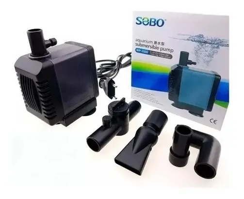 Bomba De Agua Sumergible Wp-3500 1200l/h 25w Sobo Acuario