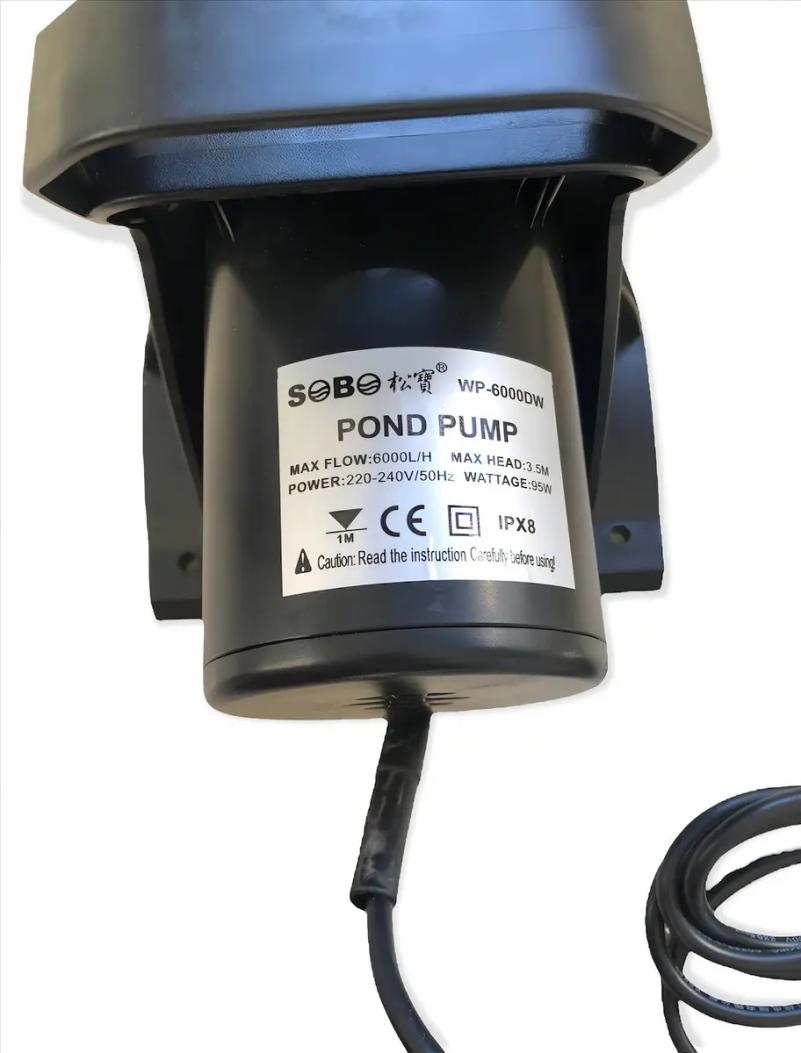 Bomba De Agua Sumergible Wp-6000dw 6000l/h 95w Sobo Acuario