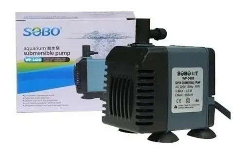 Bomba De Agua Sumergible Wp-3400 880 L/h 15w Sobo Acuario