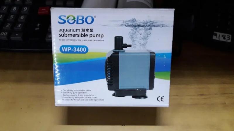 Bomba De Agua Sumergible Wp-3400 880 L/h 15w Sobo Acuario