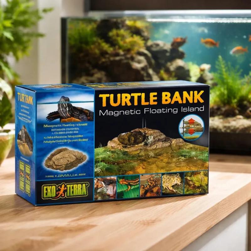 Isla Tortuga Flotante Magenetica Medium Exo Terra Acuario