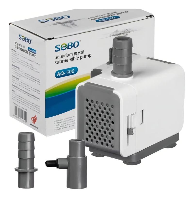 Bomba De Agua Sumergible Aq 1500l/h 1,5 Mt 25w Sobo Acuario
