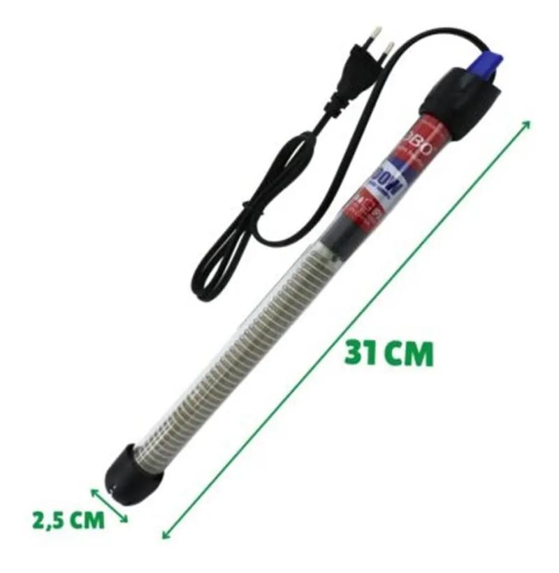Calefactor De Agua Calentador Sumergible 200w Sobo Acuario