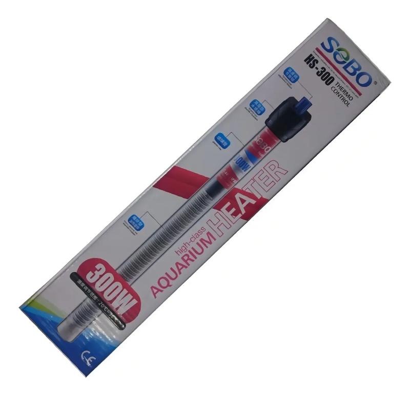 Calefactor De Agua Calentador Sumergible 300w Sobo Acuario