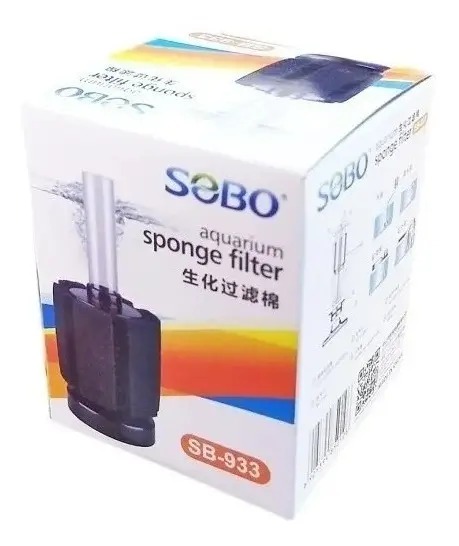 Filtro Esponja Circular Sb-933 Sobo Antibacterial Acuarios