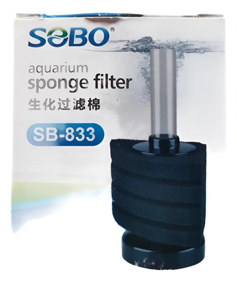 Filtro Esponja Triangular Antibacterial Sb-833 Sobo Acuario