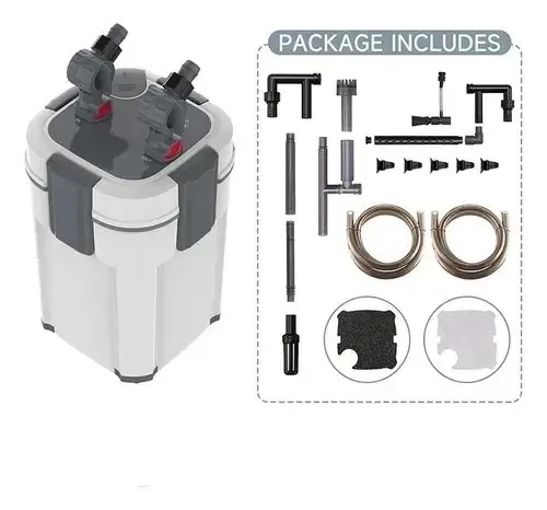 Filtro Botellon Externo Aq-911f-uv 2000l/h 9w Sobo Acuario